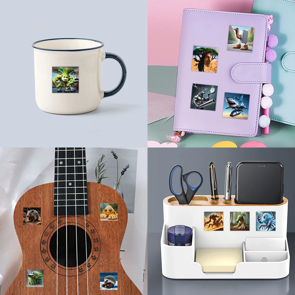 80 個漫画アメリカの山と海の落書き装飾文具ハンドアカウント水カップコンピュータステッカー