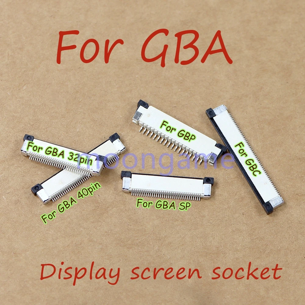 

Сменный ленточный гибкий кабель, 30 шт., разъем для подключения разъема ЖК-экрана для GBA GBC GBP GBA SP, разъем
