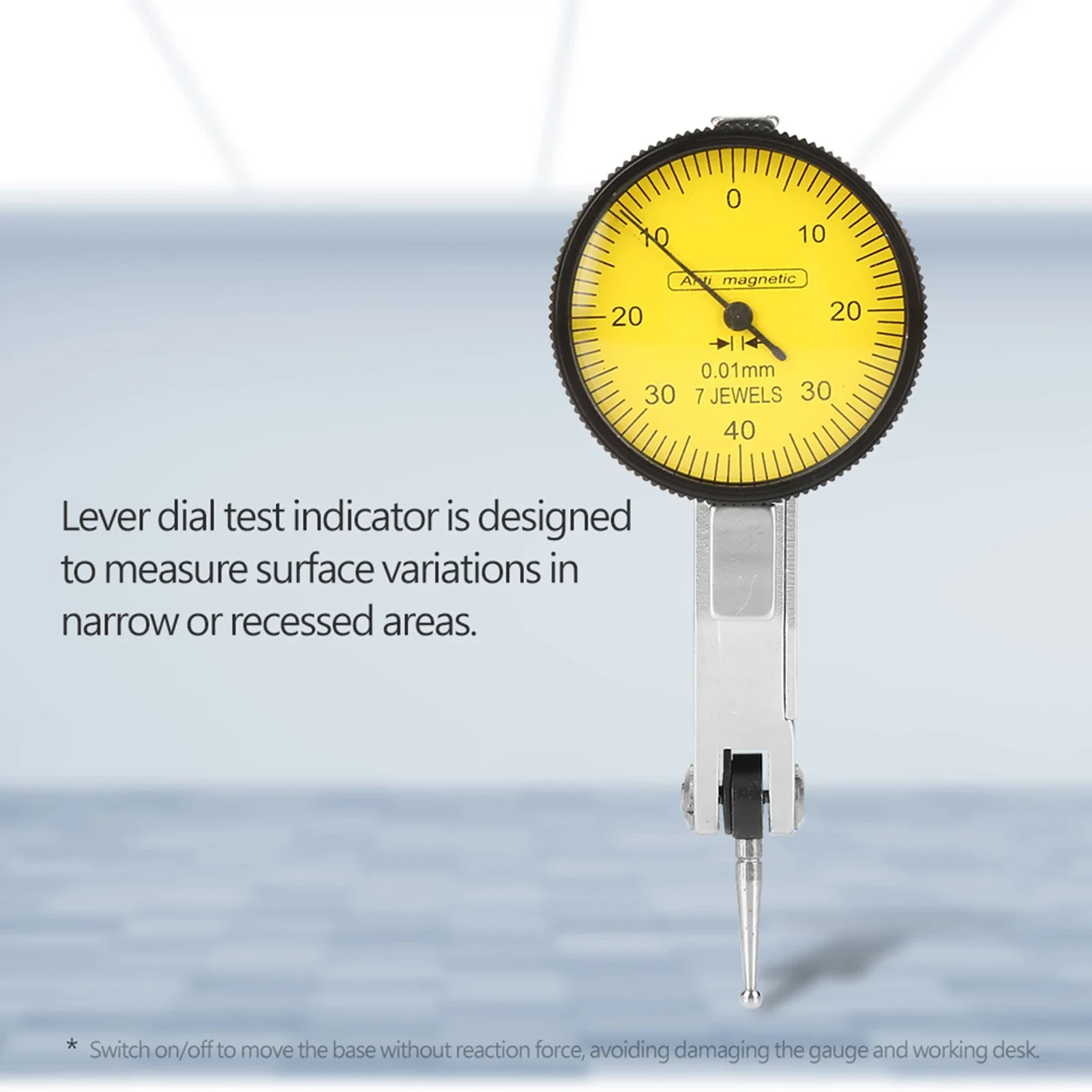 Flexible Strong  Gauge Stand Base Holder Lever Dial Test Indicator Gauge