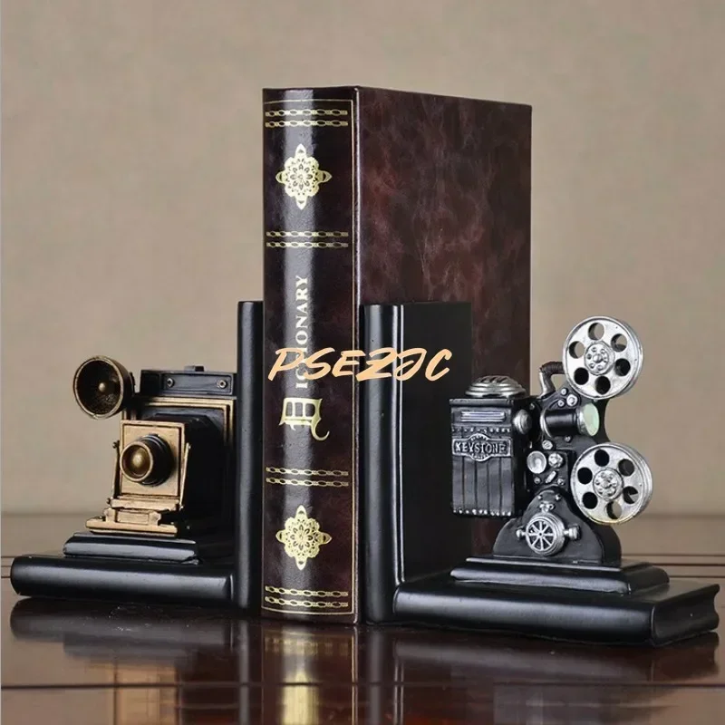 Creative Retro Camera Design Portable Bookshelf Office Handicraft Decorations home decor