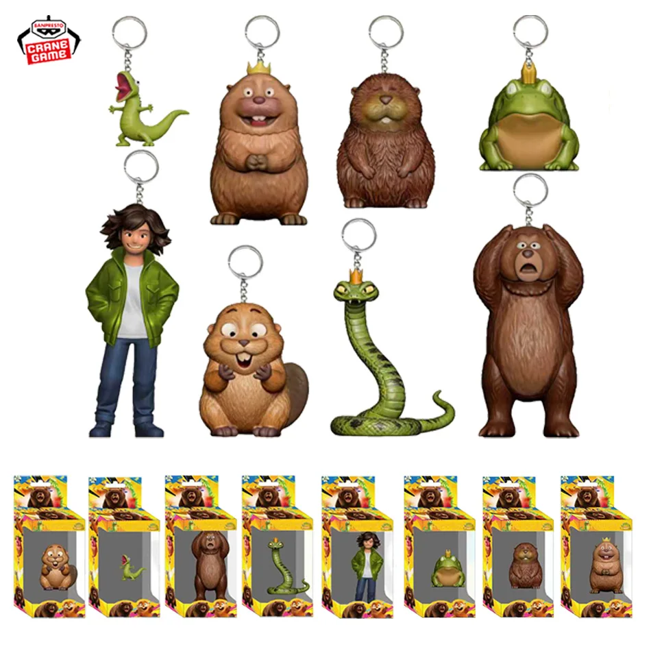 2026 Beaver Transformation Plan Model Toy Set with Keychain Car Decoration Creative Birthday Gift Collectible Level Toy
