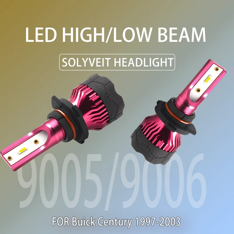 

reliable Energy Saving High Brightness 9005 9006 LED HIGH LOW BEAM BULBS FOR Buick Century 1997 1998 1999 2000 2001 2002 2003