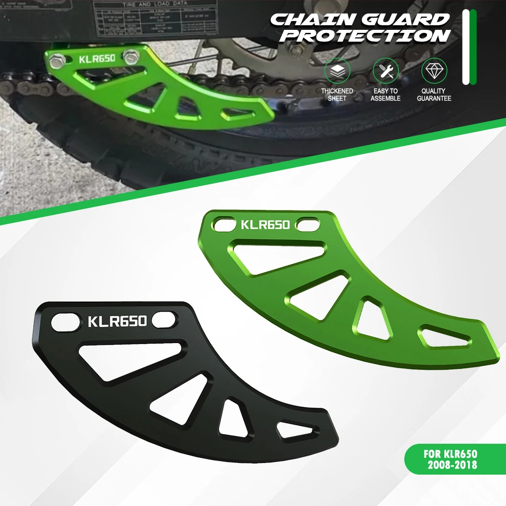 

2018 Motorcycle For Kawasaki KLR650 2008-2017 2016 2015 2014Chain Guard Cover Protector Chain Decorative Guard KLR 650 KLR650-E