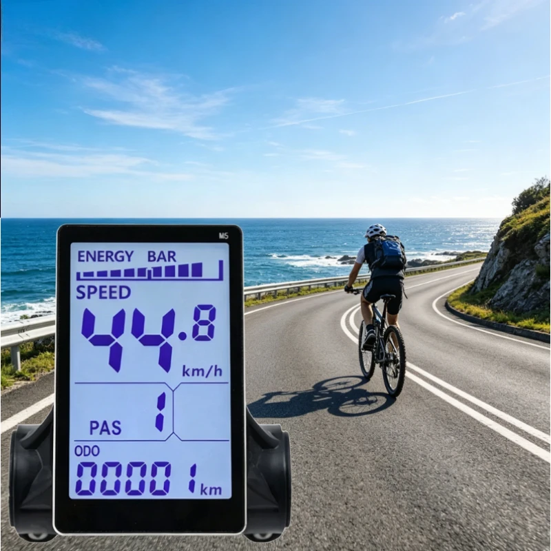 2026 NEW 24V-60V 500W OUXI V8 LCD Dashboard Display for Electric Bicycle Scooter Fat EBike 1.0-4.0 Version Replacement Part