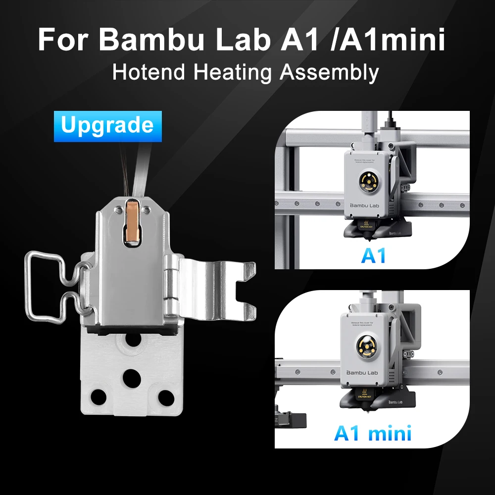 Für Bambu Lab A1 A1 Mini: Verbesserte Hotend-Heizeinheit mit Kabel, Keramik-Zirkonia-Montagekomponenten, 3D-Drucker-Zubehör – Detail 2