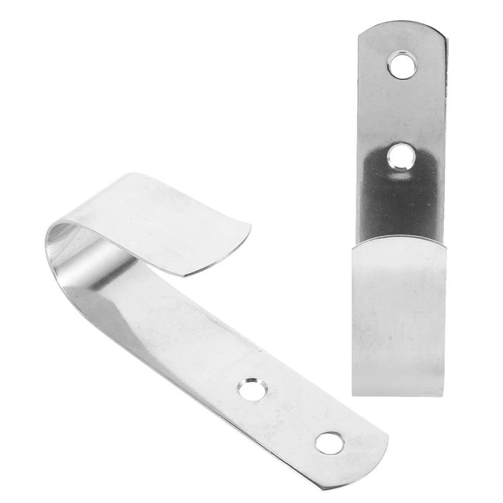 

2pcs Life Holder Stainless Steel Boat Boat Hooks Dock Pool Floating Ring Storage Hooks Garage Marine Accessories