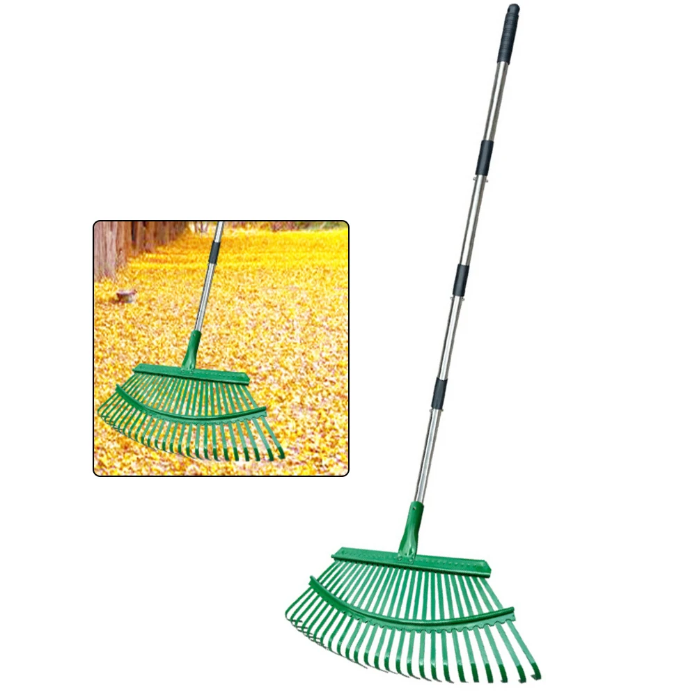 

Телескопические металлические грабли, регулируемые телескопические грабли для листьев, садовый инструмент, подходят для газонов и дворов, грабли для кустарников, грабли для листьев