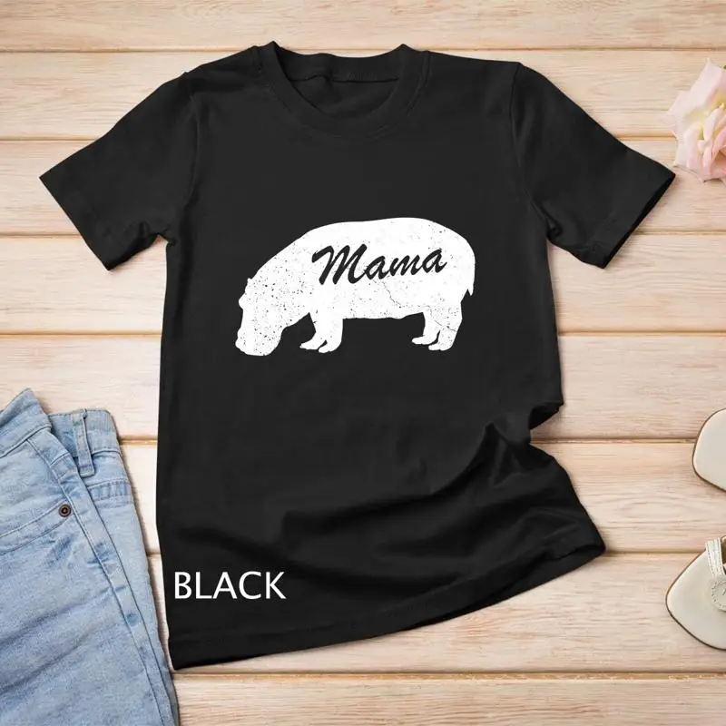 

Mama Hippo Mom Mother Day Mom Hippo Women Unisex T shirt