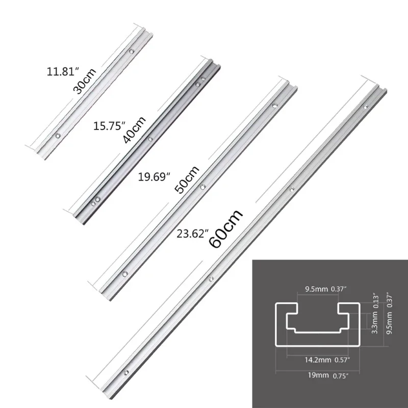 Universal 19x9,5 мм T-Slot Track Scipture Profiet