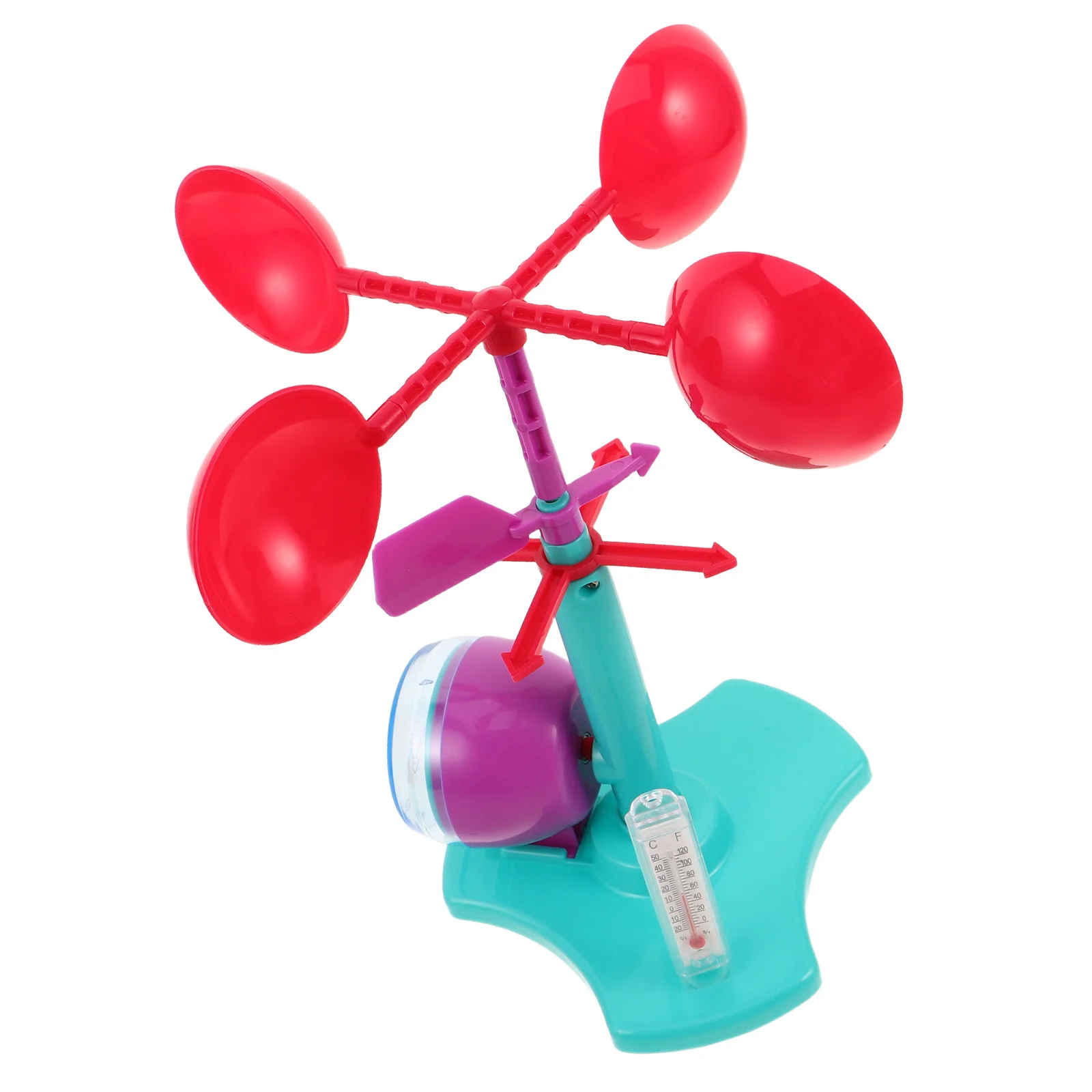 Educational Wind Speed Indicator Science Kit for Children Hands on Weather Experiments Stem Project Mechanics Physics Learning