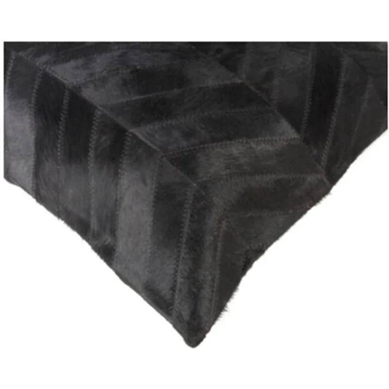 Natural Black Chevron Cowhide Pillowcase 50x50cm