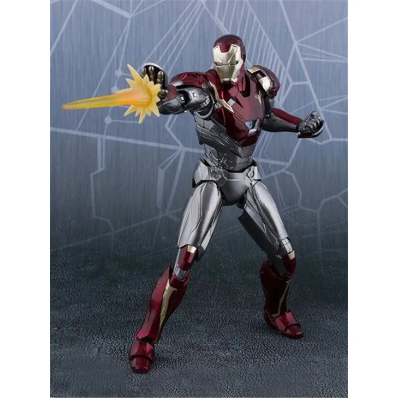 Marvel SHF The Avengers MK47 Iron Man Body parts Movable Handmade model Children's toy birthday gift color box package wholesale