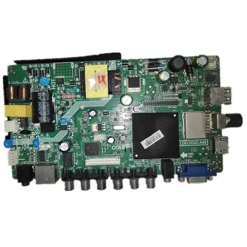 Free shipping! LDD.H320.A48   Three in one WiFi network TV motherboard 37-57V 450ma  for   1366x768