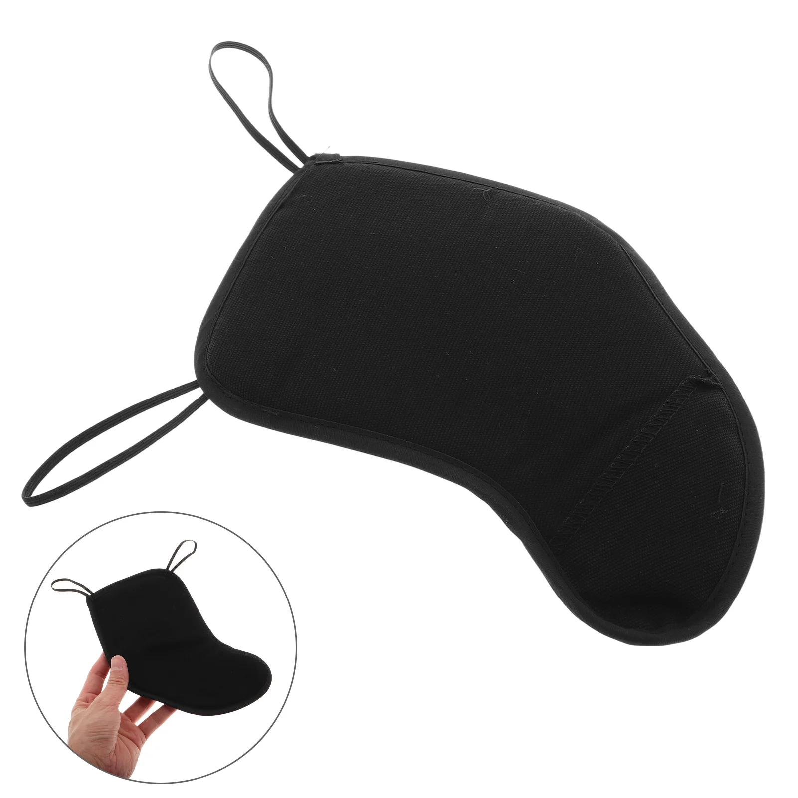 

Violin Shoulder Pad Soft Cotton Comfortable Neck Rest Stable Playing Easy Clean Durable Black Shoulder Rest Pad Violin Playing