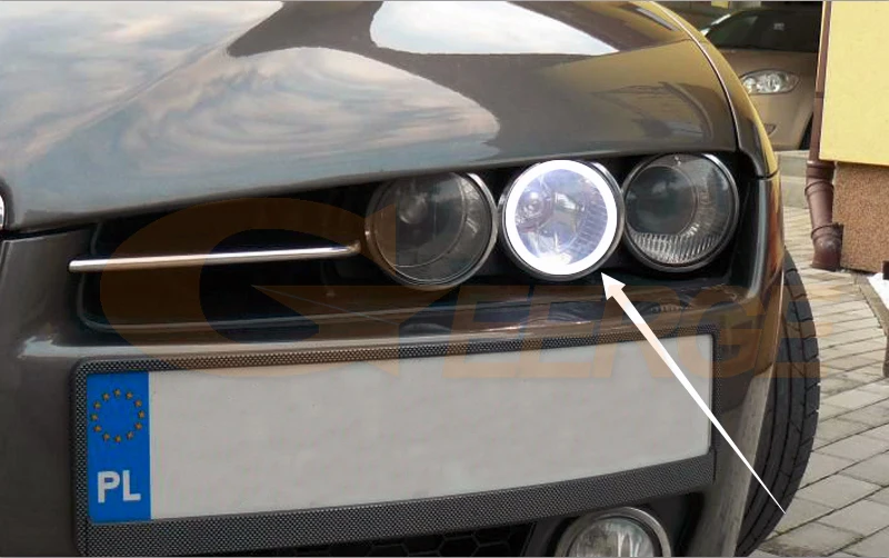 For Alfa Romeo 159 Brera Spider BT App RF Remote Control Multi Color Ultra Bright RGB LED Angel Eyes Kit Halo Rings Day Light