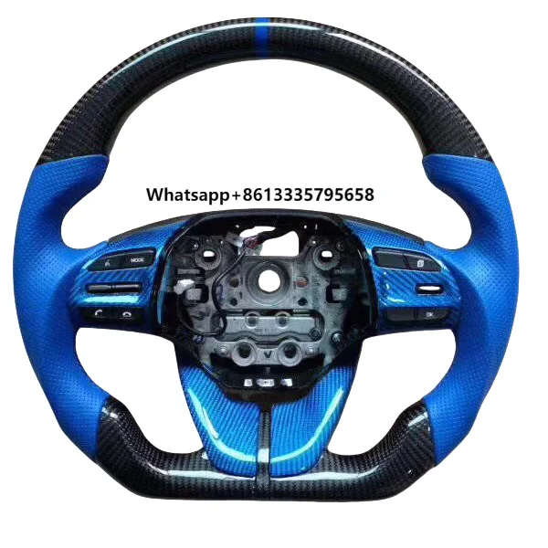 

Suitable for Beijing Santa Real Carbon Fiber Steering Wheel Modification, Personalized Customization, Modified Sports