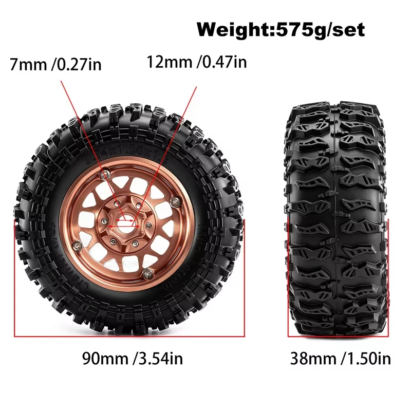 4Pcs 1.9