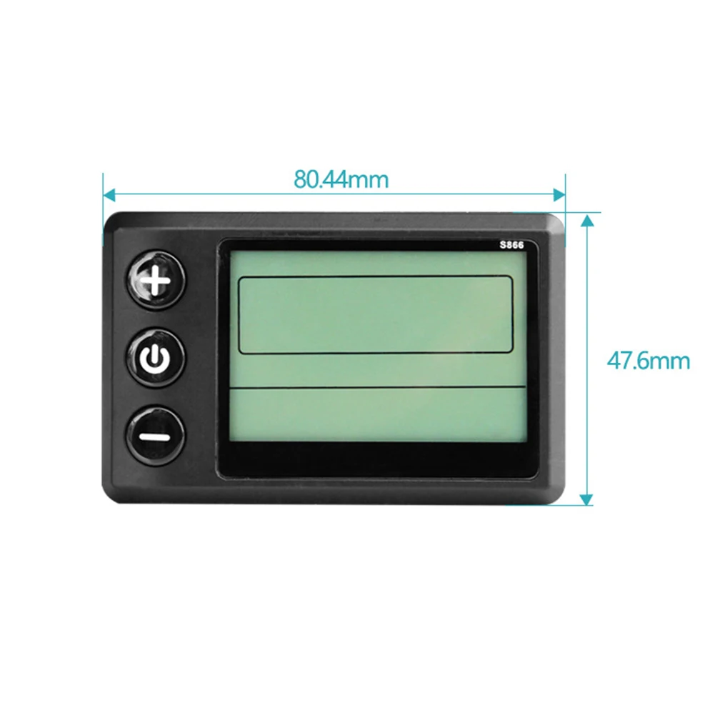 Elektrische Fiets LCD Display Meter 24V 36V 48V Bedieningspaneel LCD Display Met 6 Pins Waterdichte Interface kabel Modificatie Onderdelen