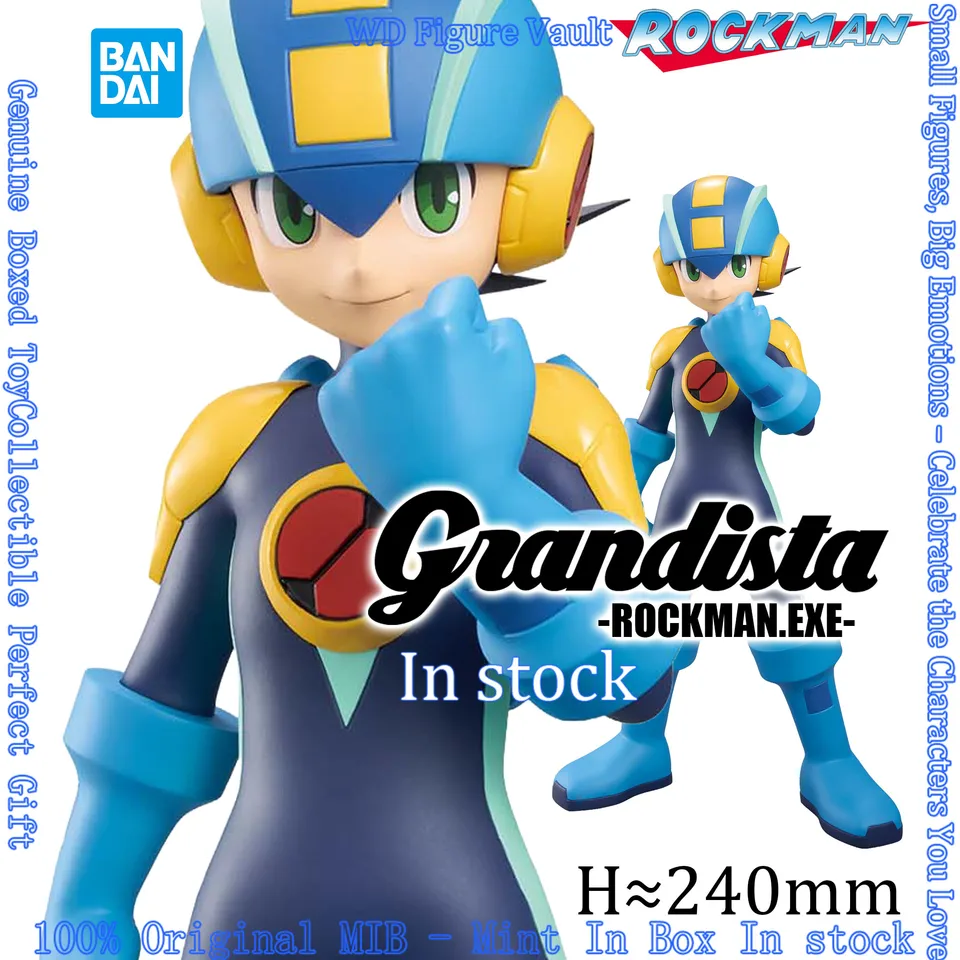 In stock Bandai Banpresto Rockman EXE Grandista-ROCKMAN.EXE