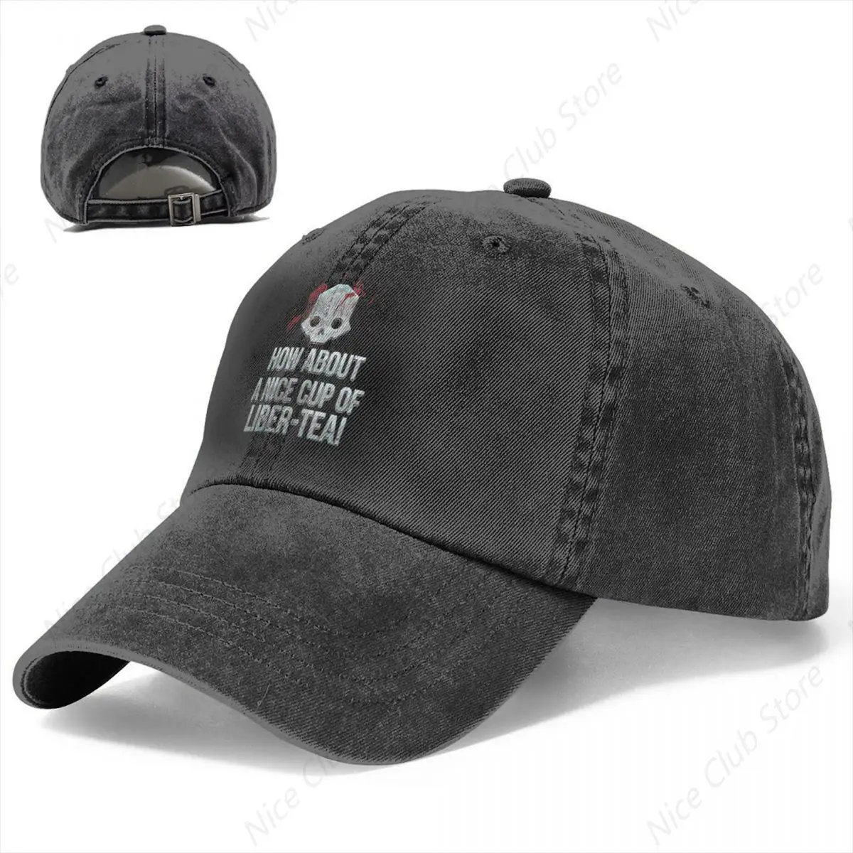 Vintage Helldivers Liber-Tea Baseball Caps for Men Women Distressed Washed Snapback Hat Outdoor All Seasons Travel Caps