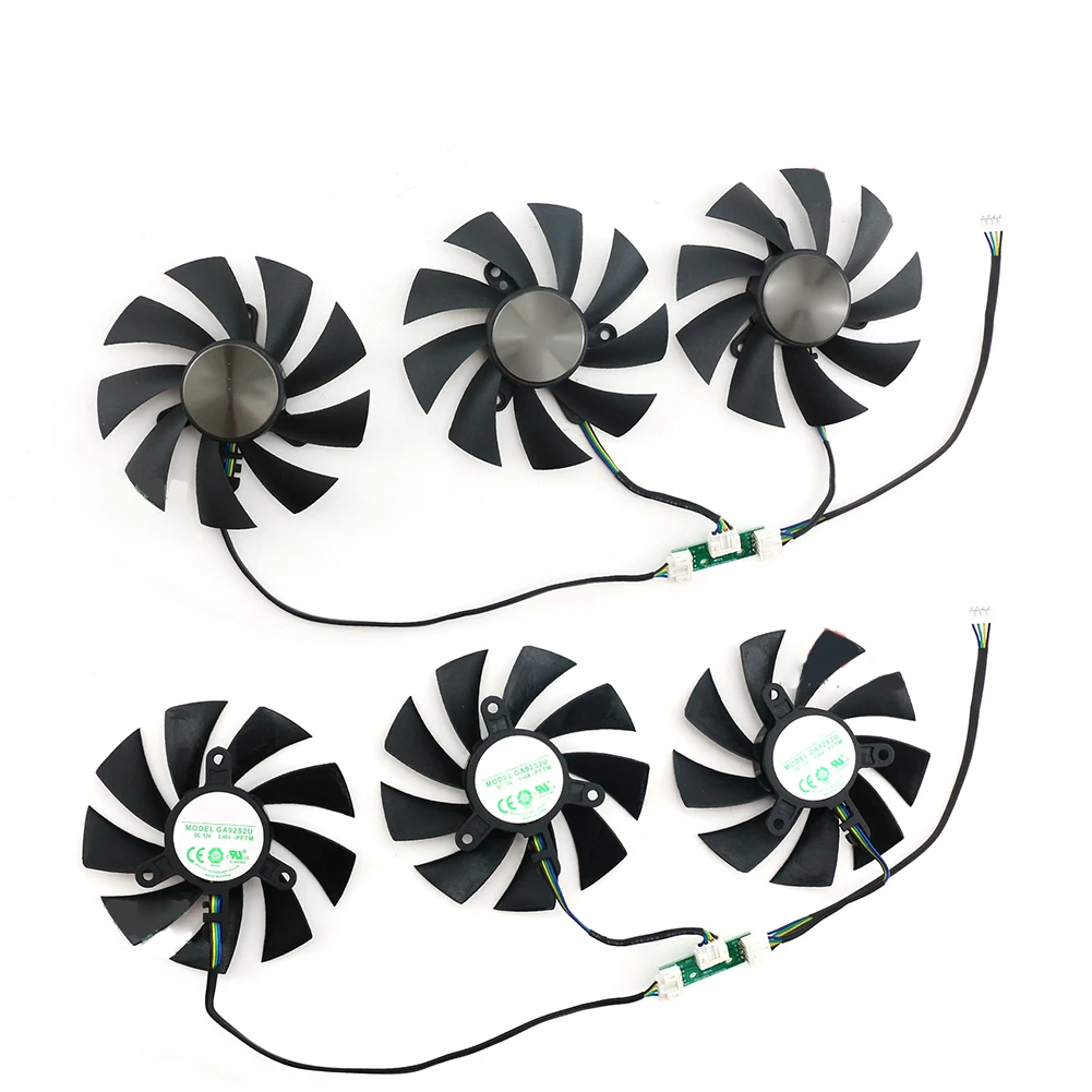 Imagem -04 - para Zotac Gtx1080ti 11gb Amp Extreme Ga92s2u Placa Gráfica Ventilador de Refrigeração 4pin