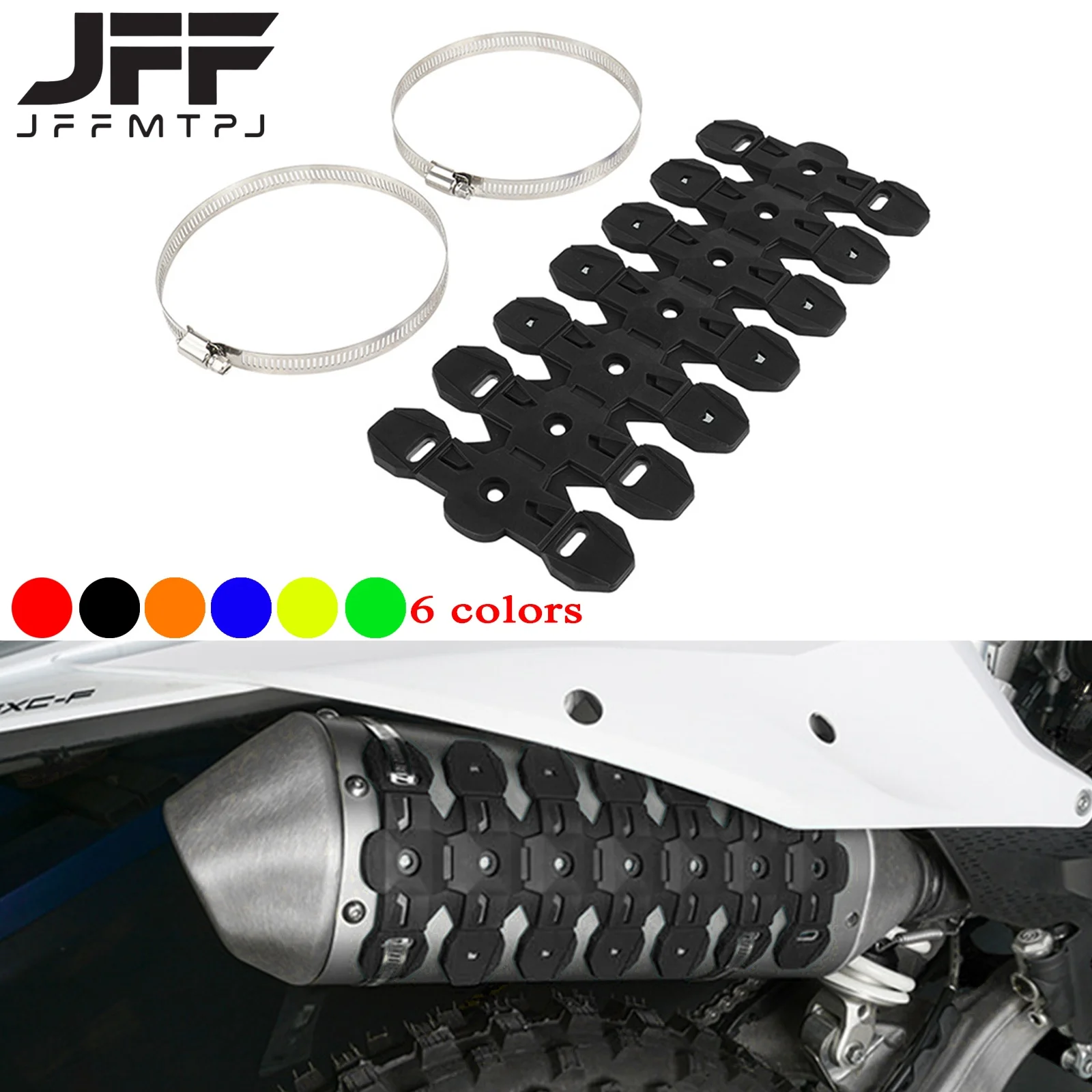 Motorcycle Exhaust Muffler Pipe Heat Insulation Anti-scalding Protector Protective Cover For KTM Honda Yamaha Kawasaki Suzuki