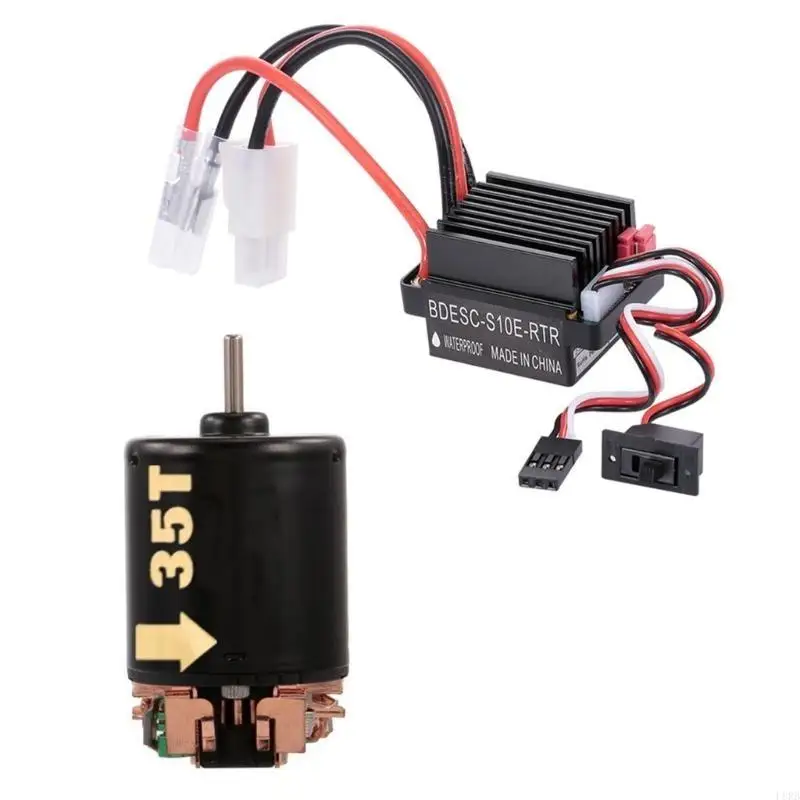 

Дистанционное управление 540 35T/45T/55T Матеграммовый двигатель с 60a ESC Combo долговечен для 1/10 Redcat Tamiya Scx10 D90 HPI