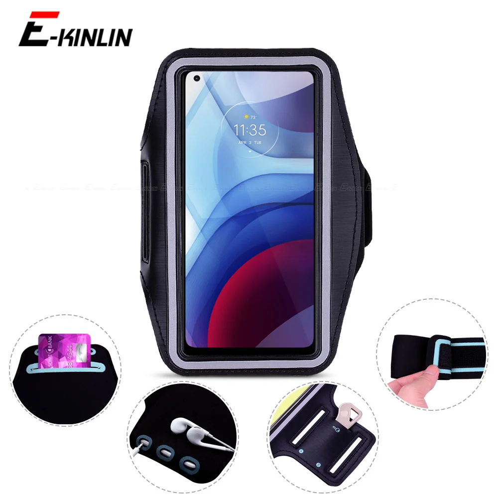 Copertura della fascia da braccio esterna per Motorola Moto G Stylus Pure Power Pro Play Fast E 2023 2022 2021 5G Plus Sport Running Gym Cassa del telefono