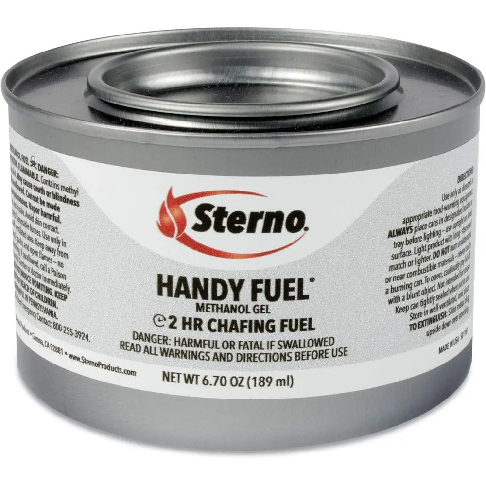 

20660 Handy Uel Methanol Gel Chaing Uel, 6.7 Oz, Two-Hour Burn, 72/Carton