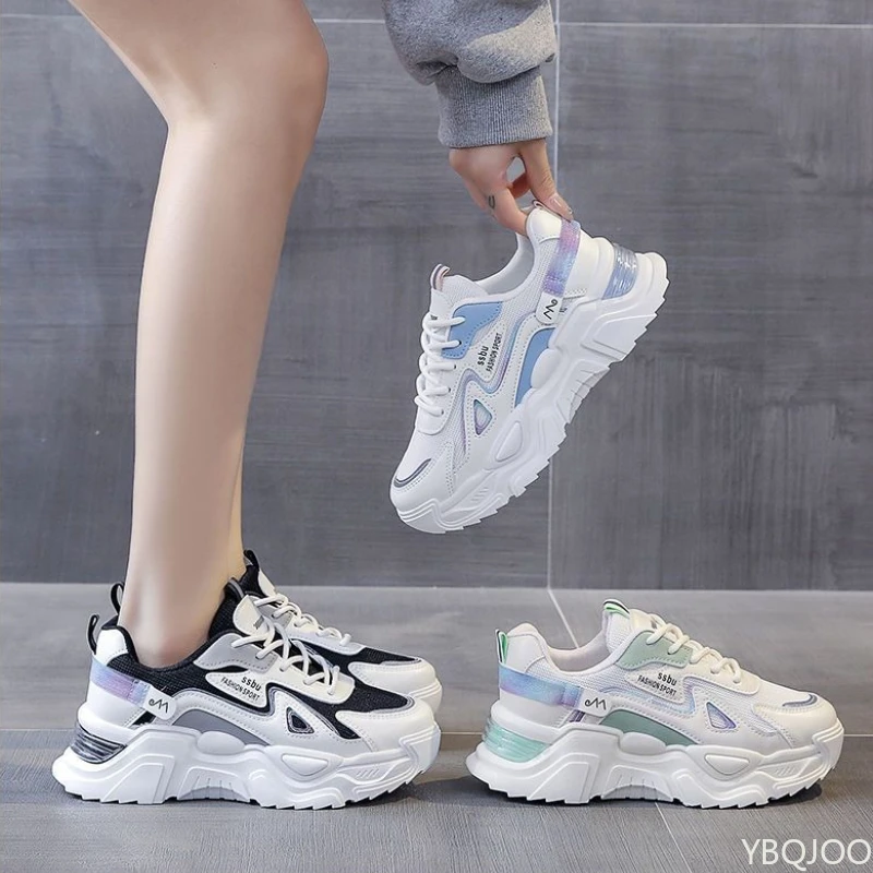 

Осенняя модная дышащая легкая повседневная удобная женская обувь большого размера, универсальная женская обувь на плоской подошве, дизайнерская обувь