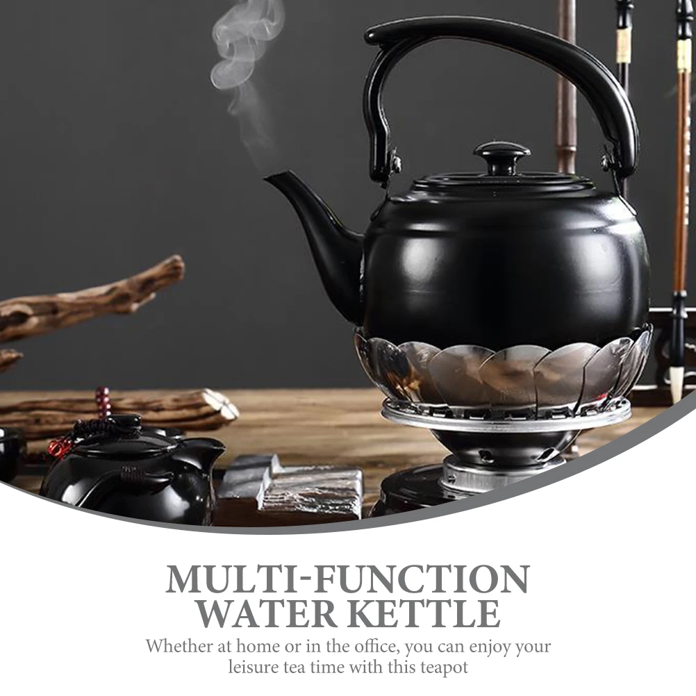 

Stainless Steel Teapot Heat Insulation Safe Use Camping Stoves Home Office Tea Kettle Household Pot Water Kettle Kitchen Bar