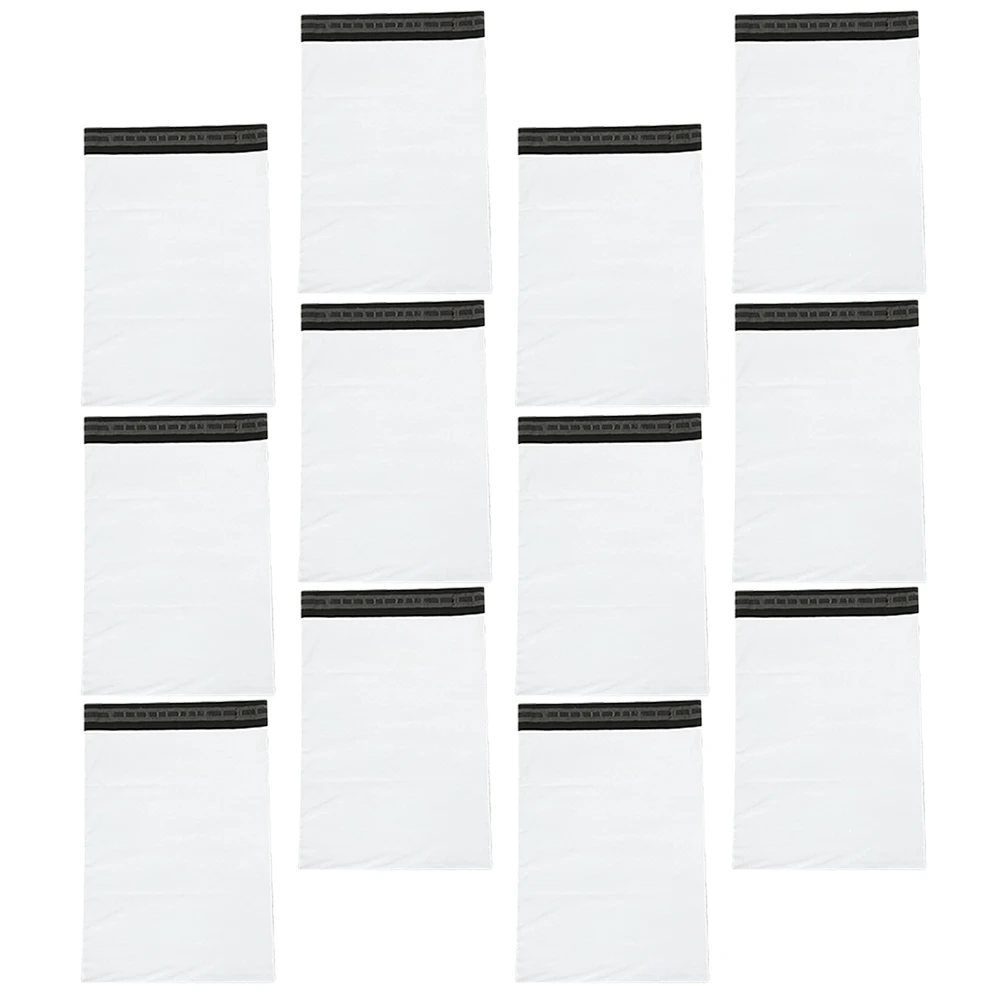 

100 Pcs Thickened Hot Melt Adhesive Bags White 14x26 Self Adhesive Strong Shipping Envelopes Clothing Mailbags Packing Bags