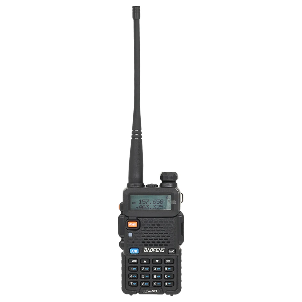 Baofeng UV-5R Walkie Talkie portatile 136-174 MHz e 400-520 MHz 5 W Radio bidirezionale dual band Radioamatori a lungo raggio