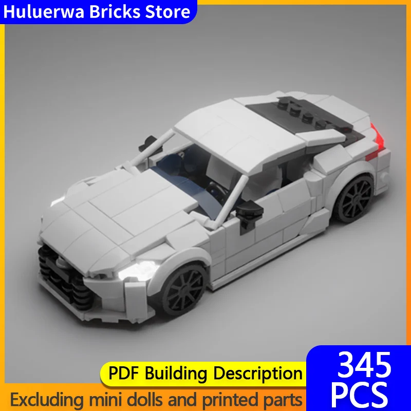 Speed Racing Auto Modell MOC Bausteine LC500 Hypercar Modulare Technologie Geschenke Urlaub Montieren Kinder Spielzeug Anzug