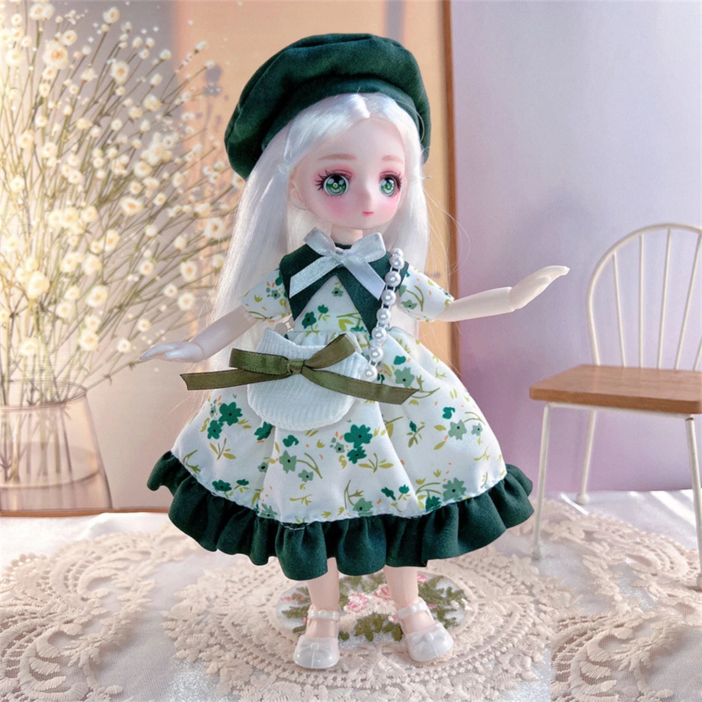 

DIY с одеждой, кукла BJD, 3D глаза, платье, имитация петли для глаз, кукла 23 см, съемные шарниры, съемные шарниры, куклы, детские игрушки