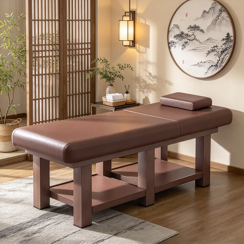 Upholstered Comfy Massage Table Adjustable Luxury Professional Beauty Massage Bed Hole Pillow Design Camilla Masaje Furniture