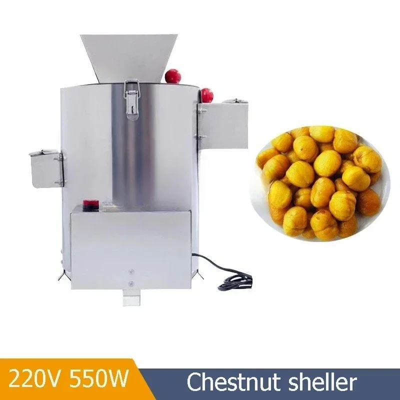 110V 220V 550W 16 Blades Electric Chestnut Sheller Commercial Automatic Chestnut Peeling Machine