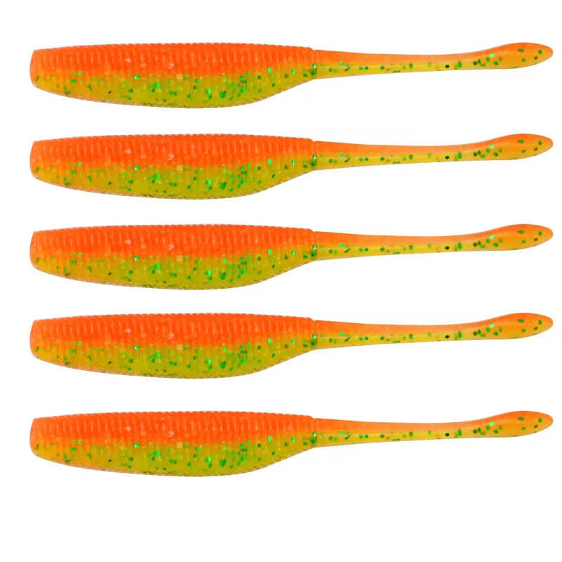 Angelköder, Sway Tail, Fisch, weicher Köder, 7,5 cm, 9,5 cm, 11,5 cm, Salzwurm, Kunstköder, Lot 5 Stück, Ausverkauf – Detail 12