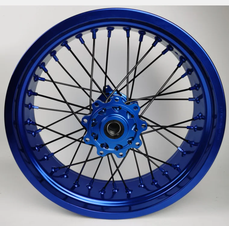 36 Spokes wheel rim set factory customize motorcycle  aluminum alloy 7061-T6 17 Inch supermoto rims for YZ125F YZ250F YZ450F