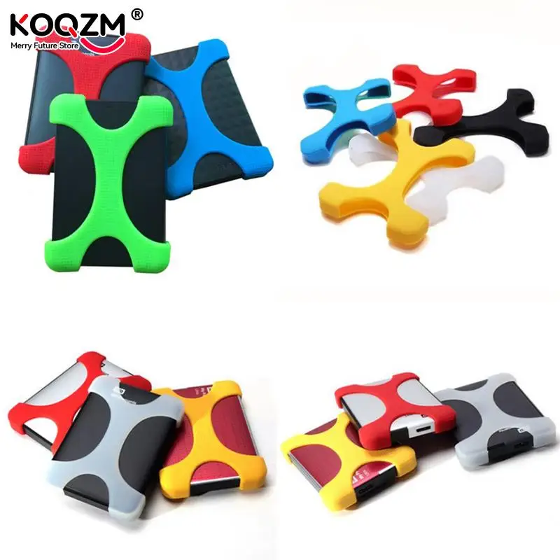 Funda de goma de silicona para disco duro externo, funda de transporte para WD ForSony de 2,5 pulgadas, HDD de colores, 2,5 pulgadas