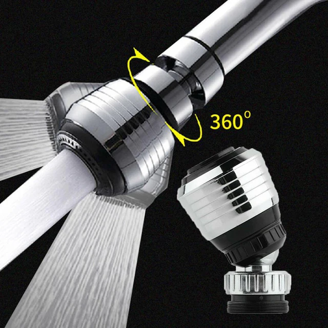 1pcs Faucet Nozzle 360 Degree Rotation Filter Extension Tube Shower Water Saving Tap Head Nozzle Universal Kitchen Accessories 3