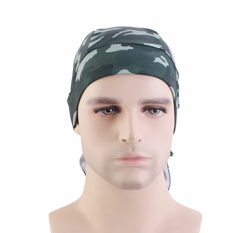 Piraten-Bandana, Radfahren, Do-Rag, Unisex, atmungsaktiv, schnell trocknend, Durag-Kappe, Angeln, Motorrad, Kopftuch, Sonnenschutz, Camo-Kopftuch – Detail 8