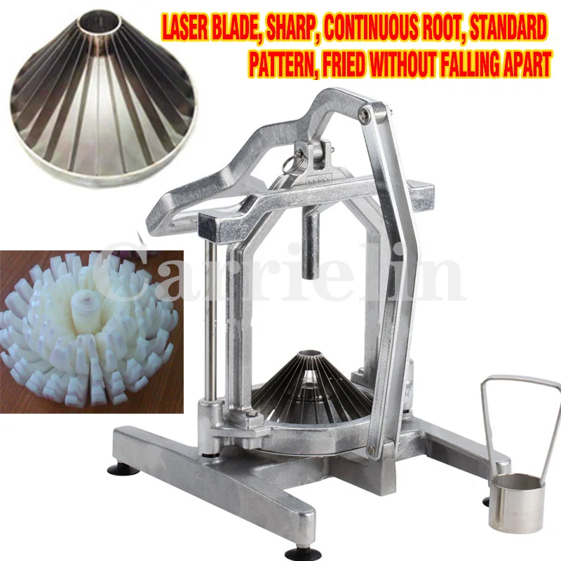 آلة قطع زهرة البصل آلة قطع زهور البصل التجارية مجموعة صانع زهر البصل