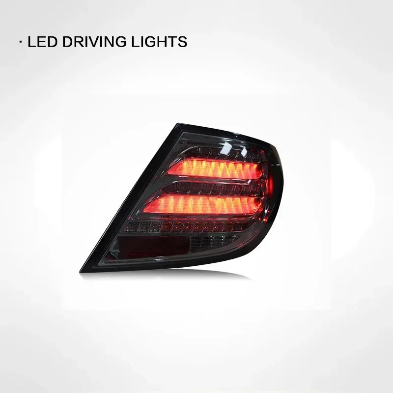 Picture 3: Tail Light LED for Mercedes-Benz W204 C180 C200 C260 C63 2007-2012 2013 2014 Driving Lamp Stop Brake Lights Turn Car Accessories