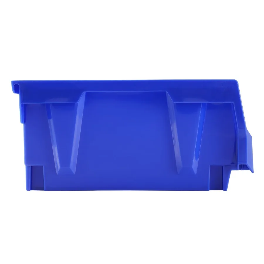 

Plastic Organizer Bin 11 x 5 x 5, Stackable Hanging Durable Storage Container in Blue and Red, Set of 12 for Closet, Kitchen, O