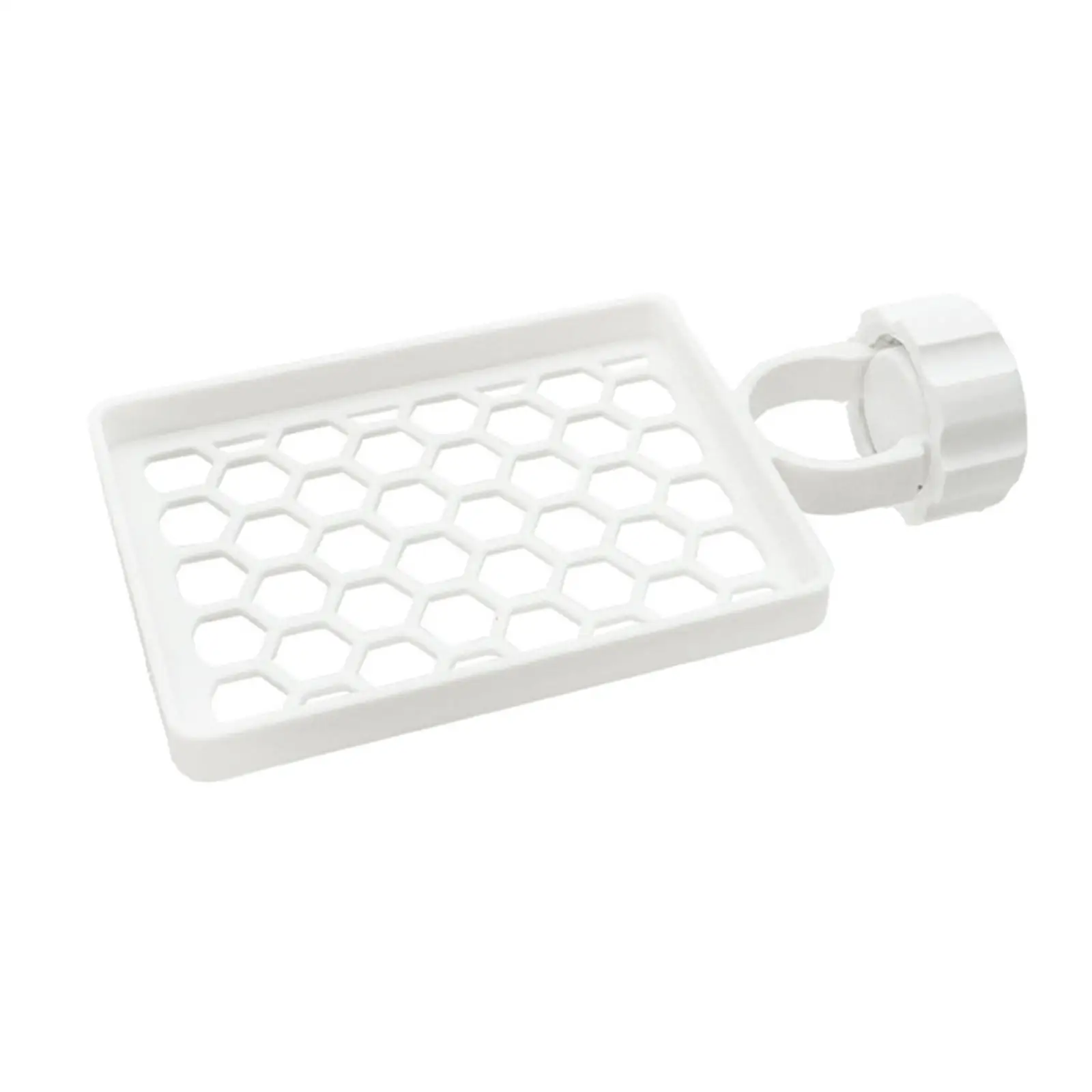 

Kitchen Sink Sponge Holder over Faucet Storage Rack Detachable Organizer Shelf for Bathroom Countertop