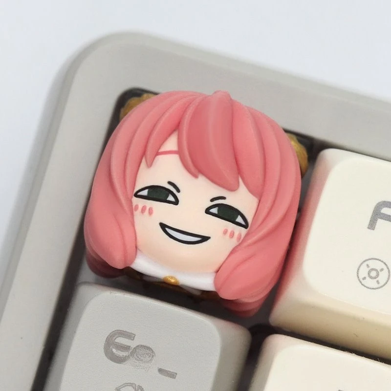 新しいスパイ×ファミリーアーニャフォージャーアニメ周辺機器漫画モデル創造的な人格メカニカルキーボードガールズハートキーキャップギフト