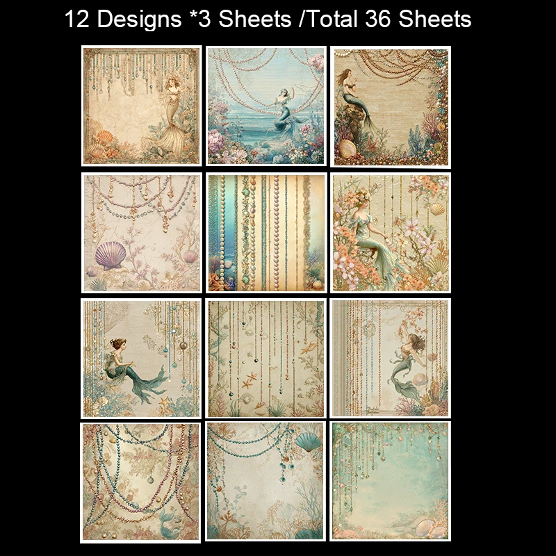 6"x6" origami- en scrapbookingpapier (36 vellen): Boheemse bloemen-/veerpatronen voor het maken van kaarten en in de natuur geïnspireerde ambachten.