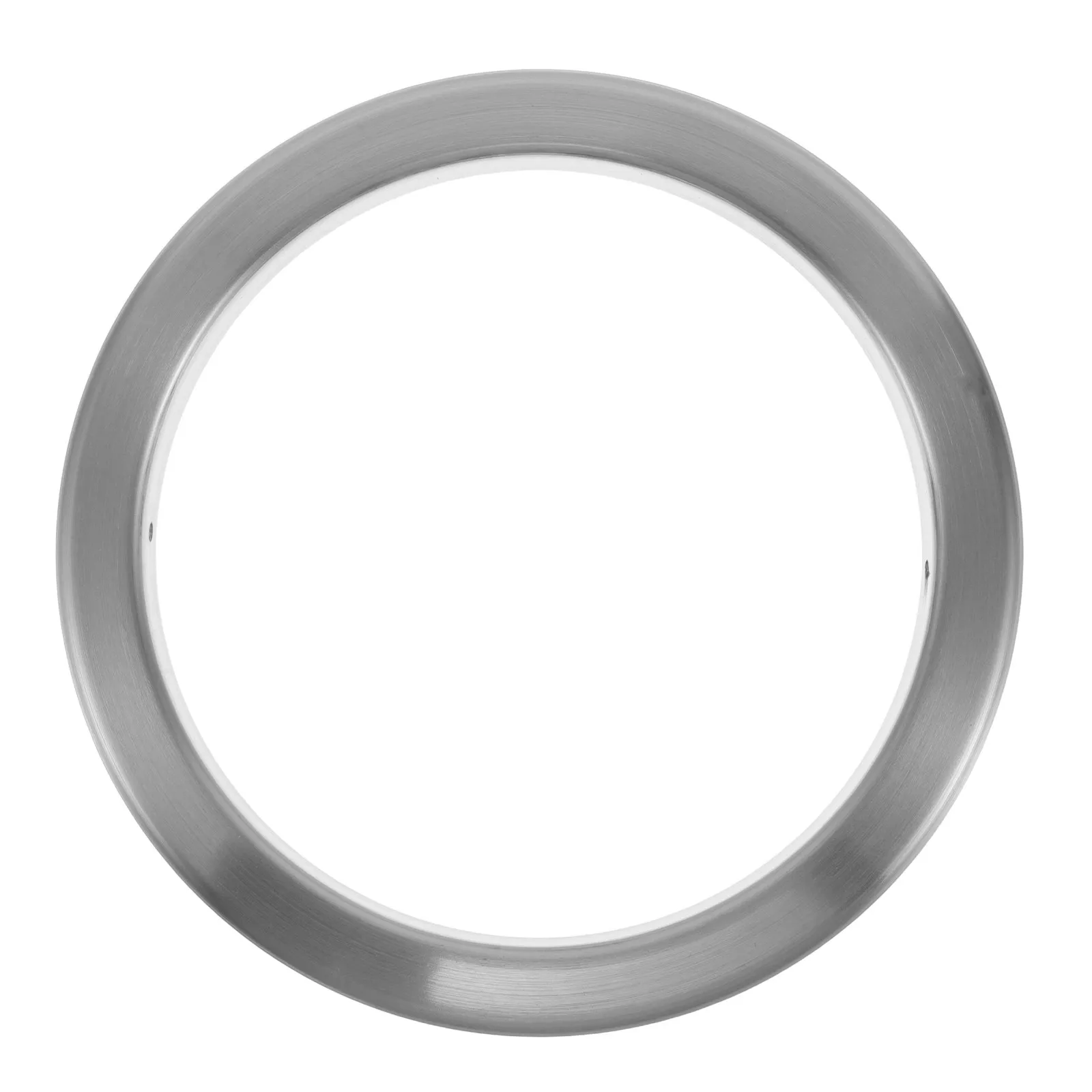 Stainless Steel Trash Grommet Decorative Round Chute Cover Countertop Inserted Drop in Bin Lid Flush Mount Trash Opening Ring