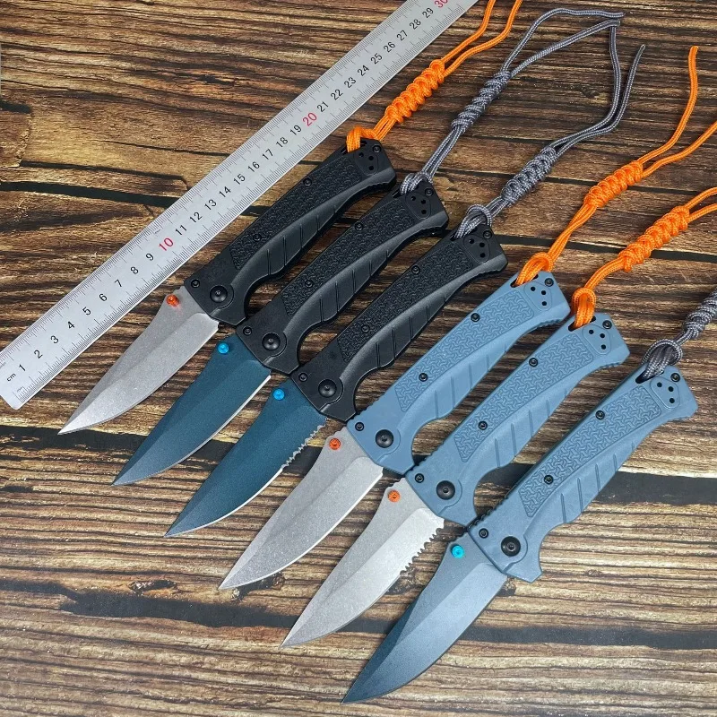 

New BM 18060 Knife Nylon Fiber G10 Handle Camping Multi purpose Portable Pocket Survival Tactical Fruit Knives EDC Multitools